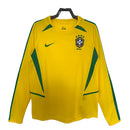Brazil Long Sleeve Home - 2002 | Free Shipping + Keychain Gift