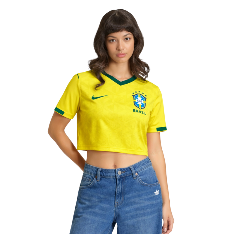 Brazil Women's Crop Top - Brazil Fan Version | Free Shipping + Free Keychain