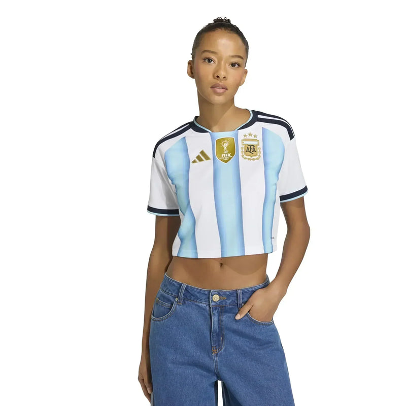 Argentina 2026 Home Crop Top | Free Shipping + Free Keychain