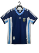 Argentina 1998 II Away Jersey - Retro Version | Free Shipping + Keychain Gift