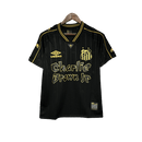 Santos 24/25 Charlie Brown JR Jersey - Black - Fan Version | Free Shipping + Keychain Gift