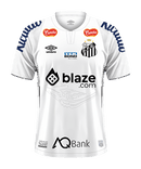 Santos 24/25 I Home Jersey - All Sponsors - Fan Version | Free Shipping + Keychain Gift
