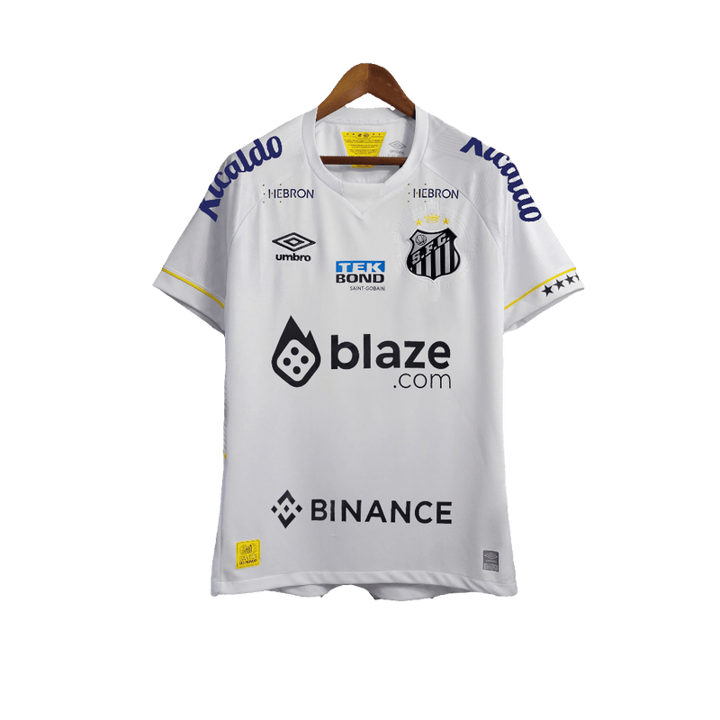 Santos 23/24 I Home Jersey - All Sponsors - Fan Version | Free Shipping + Keychain Gift