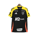 Atletico Mineiro 25/26 Training Jersey - All Sponsors - Black - Fan Version | Free Shipping + Keychain Gift