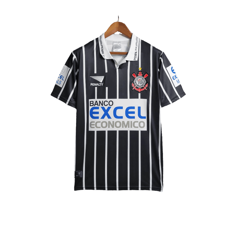 Corinthians 1997 II Away Jersey - Retro Version | Free Shipping + Keychain Gift