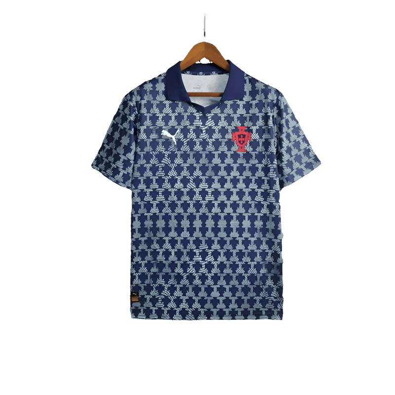 Portugal 25/26 Training Jersey - Navy Blue - Fan Version | Free Shipping + Keychain Gift