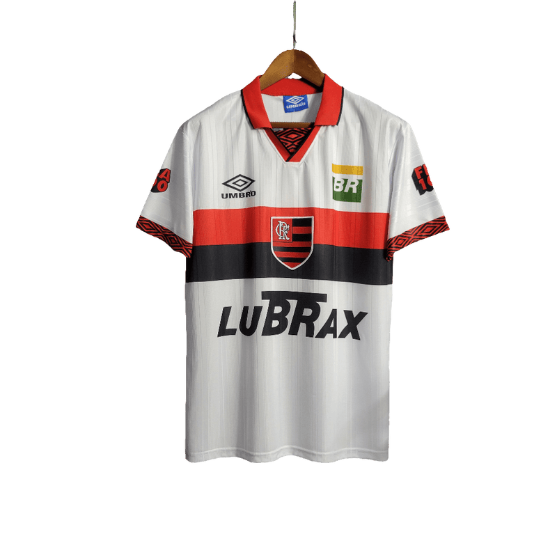 Flamengo 100th Anniversary II Away Jersey - Retro Version | Free Shipping + Keychain Gift