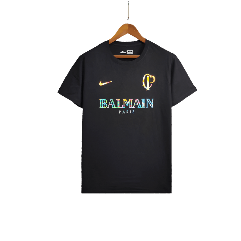 Corinthians 24/25 Casual Edition Jersey - Black - Fan Version | Free Shipping + Keychain Gift
