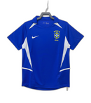 Brazil 2002 II Away Jersey - Retro Version | Free Shipping + Keychain Gift