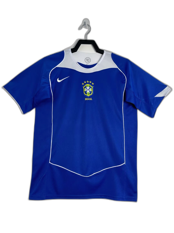Brazil 2004 II Away Jersey - Retro Version | Free Shipping + Keychain Gift