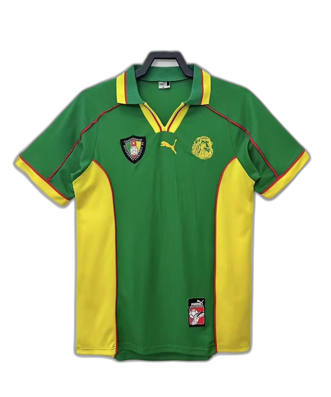 Cameroon 1998 I Home Jersey - Retro Version | Free Shipping + Keychain Gift