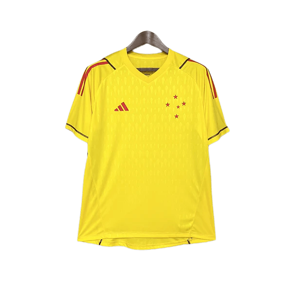 Cruzeiro 24/25 Goalkeeper Jersey - Yellow - Fan Version | Free Shipping + Keychain Gift