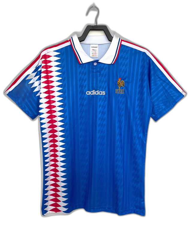 France 1994 I Home Jersey - Retro Version | Free Shipping + Keychain Gift