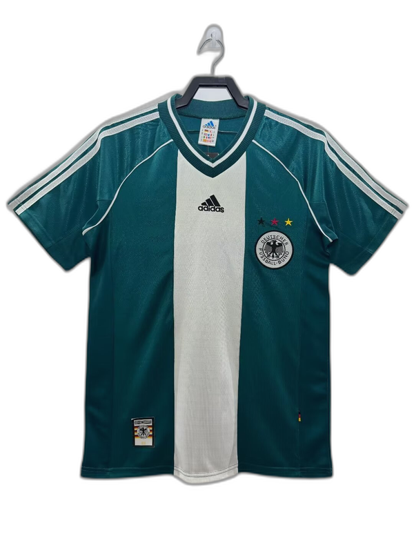 Germany 1998 II Away Jersey - Retro Version | Free Shipping + Keychain Gift