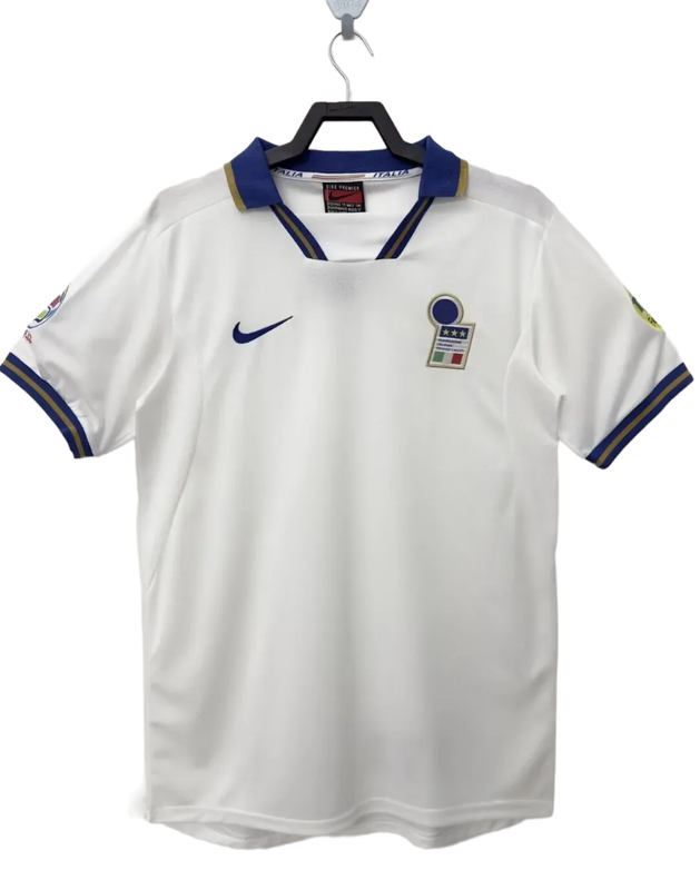 Italy 1996 II Away Jersey - Retro Version | Free Shipping + Keychain Gift