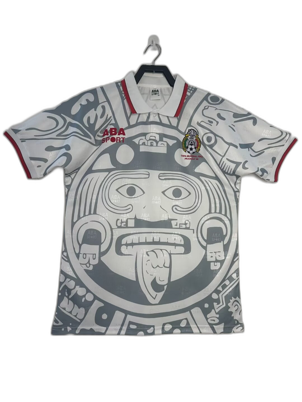 Mexico 1998 II Away Jersey - Retro Version | Free Shipping + Keychain Gift
