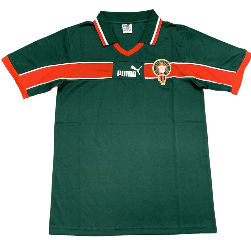 Morocco 1998 I Home Jersey - Retro Version | Free Shipping + Keychain Gift