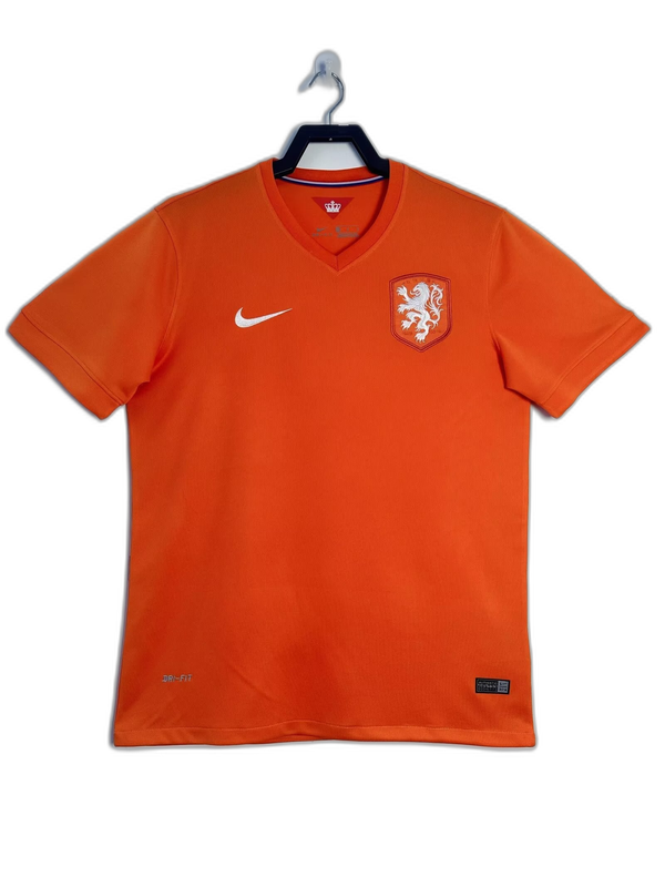 Netherlands 2014 I Home Jersey - Retro Version | Free Shipping + Keychain Gift