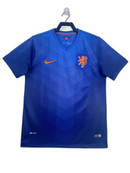 Netherlands 2014 II Away Jersey - Retro Version | Free Shipping + Keychain Gift