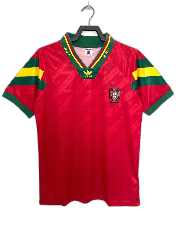 Portugal 92/94 I Home Jersey - Retro Version | Free Shipping + Keychain Gift