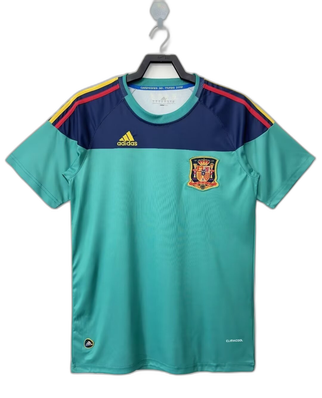 Spain 2010 Goalkeeper Jersey - Retro Version | Free Shipping + Keychain Gift